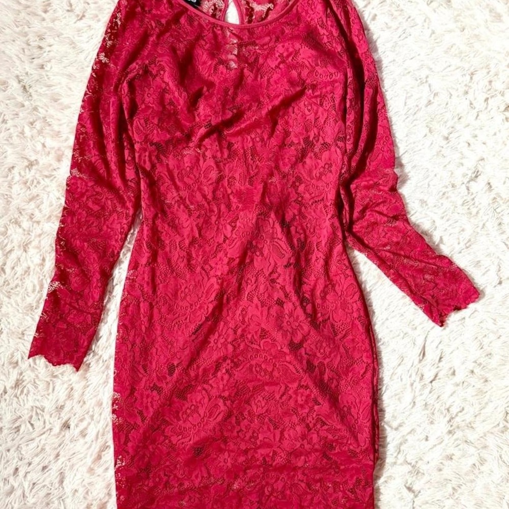 Sexy Vampy Romantic Whimsygoth Formal Bodycon Sheer Dress Womens M Mysterious
